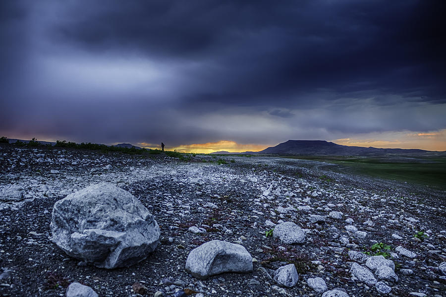 Mountain Photograph - Stormy Rocks by Colby Drake