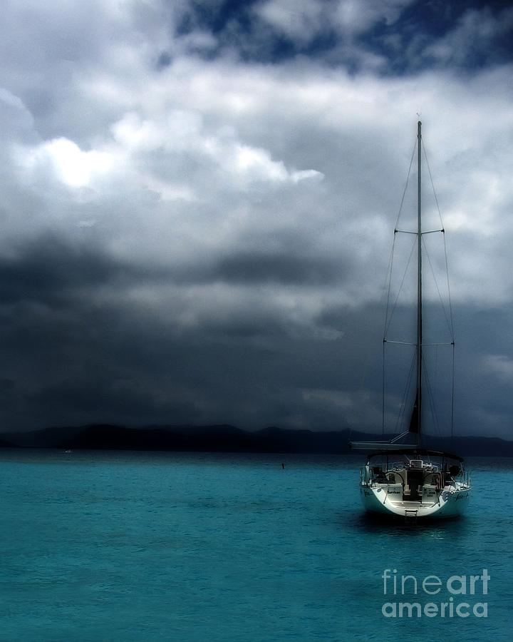Us Virgin Islands Photograph - Stormy Sails by Heather Green