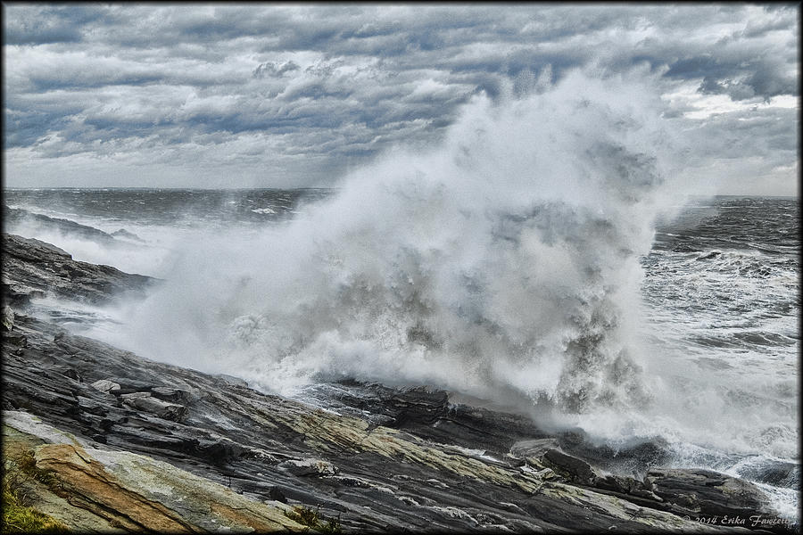 Stormy Seas Photograph by Erika Fawcett