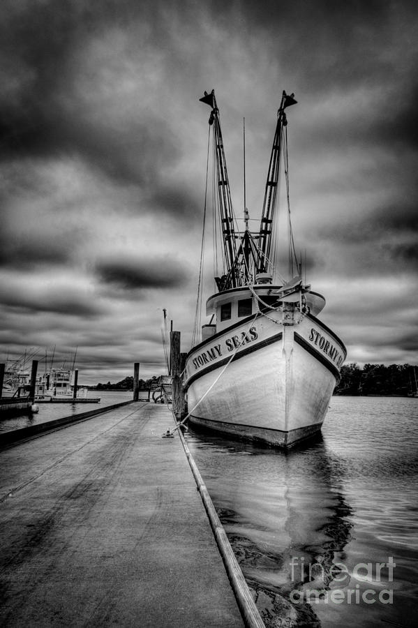 Boat Photograph - Stormy Seas by Matthew Trudeau