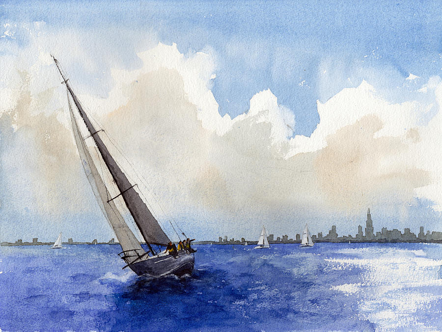 Stormy Seas Painting