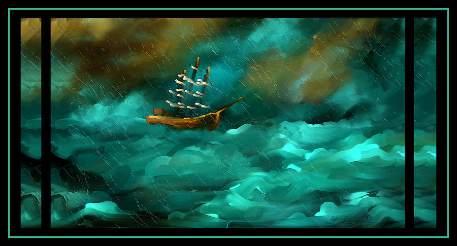 Stormy Seas Painting by Steven Lebron Langston