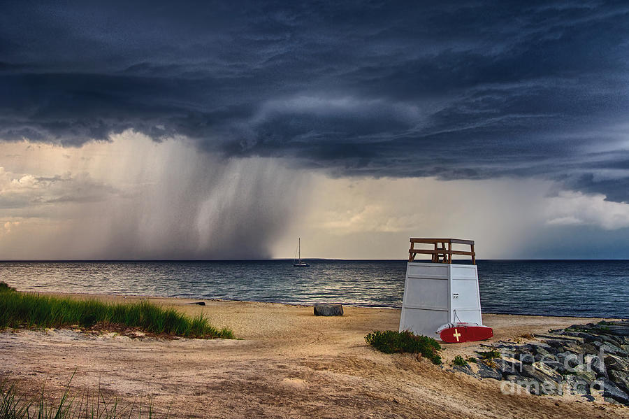 Stormy Seashore Photograph by Mark Miller