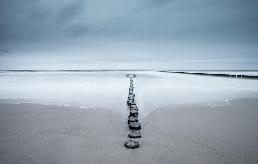 Stormy Seaside Photograph by By Piotr Jaczewski