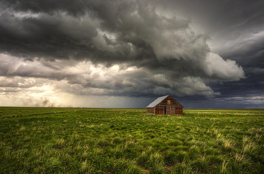 Stormy Shelter - Old Barn Photograph by Douglas Berry