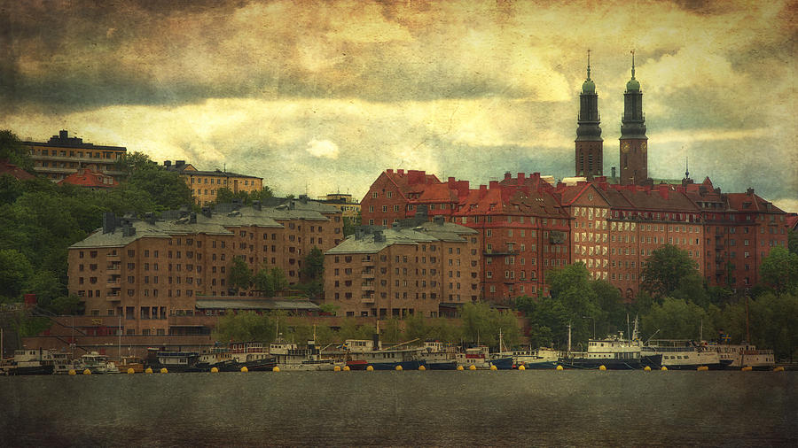 Stormy Skies - Central Stockholm - Sweden Photograph by Photography  By Sai
