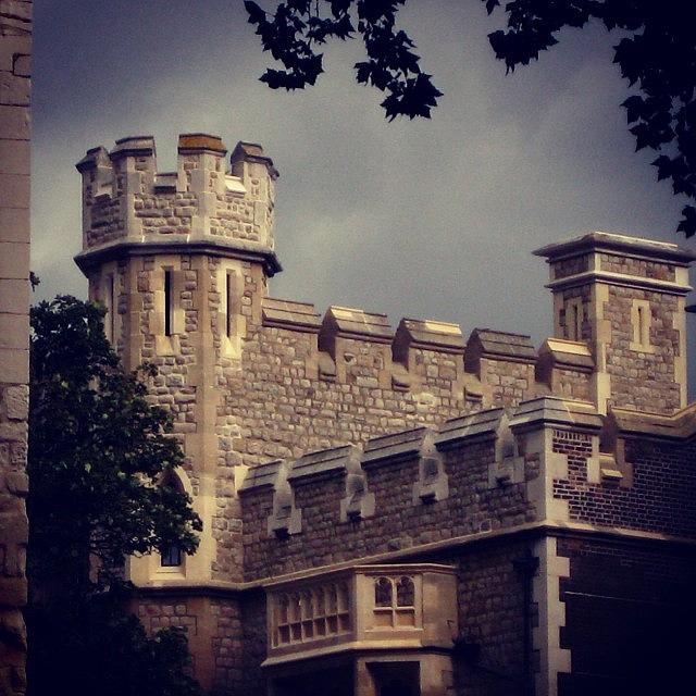 London Photograph - Stormy Skies Over The Tower Of London by Hermes Fine Art