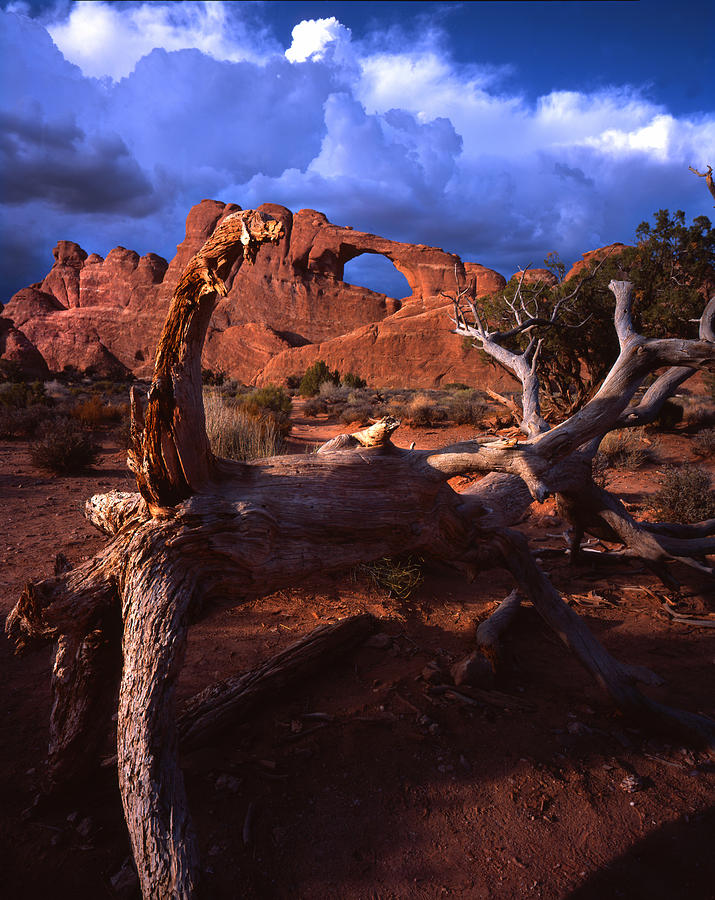 Stormy Skyline Arch Sky Photograph by Ray Mathis