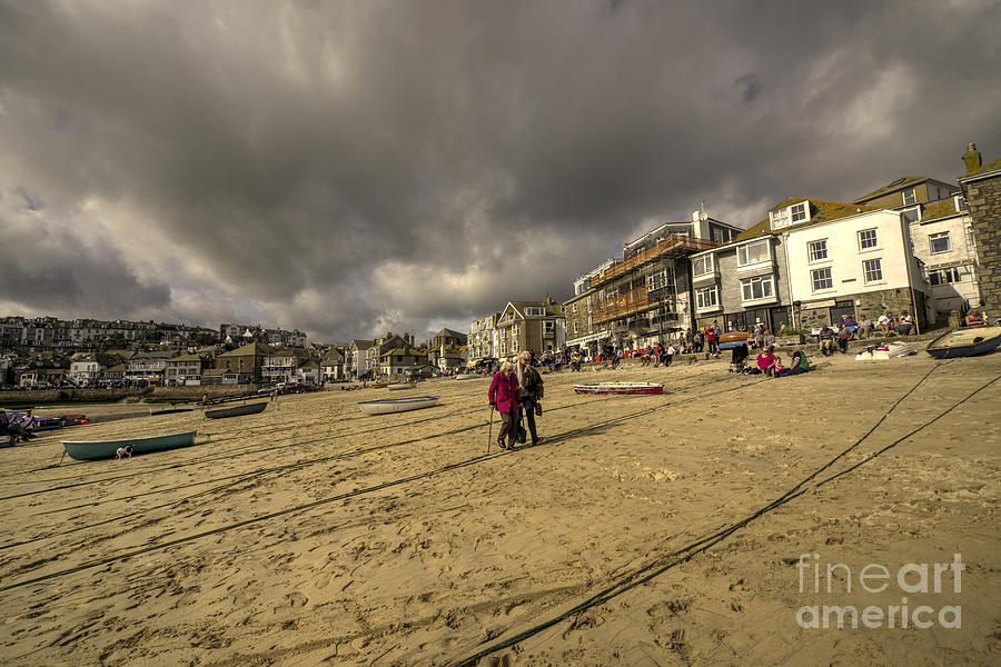 Stormy Skys At St Ives Photograph