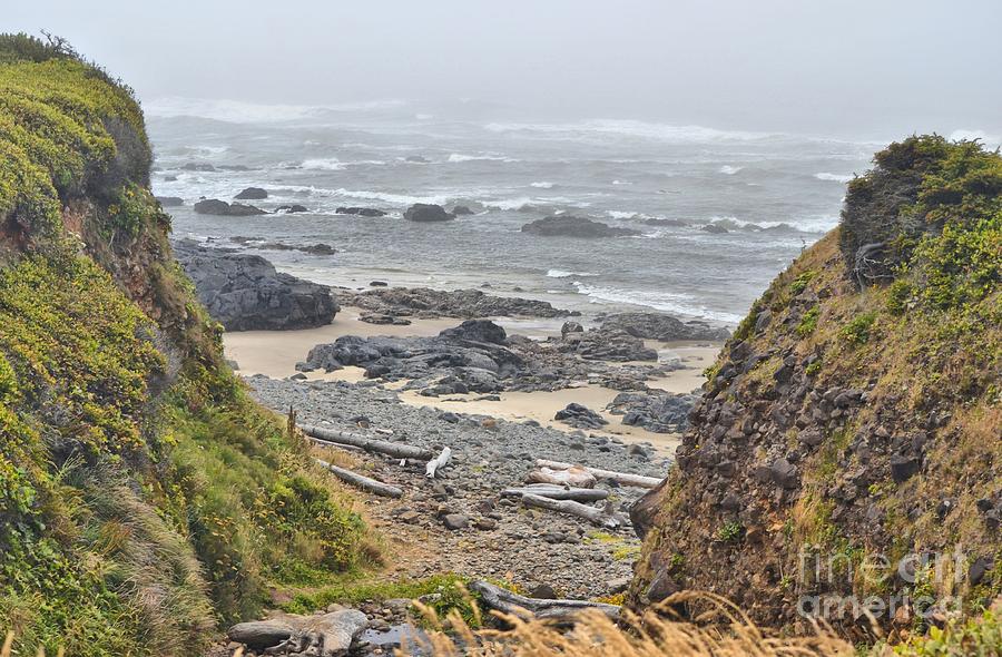 Beach Photograph - Stormy Tide by Shauna Fackler