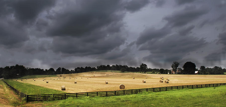 Story Book Storm Farm Photograph by Randall Branham