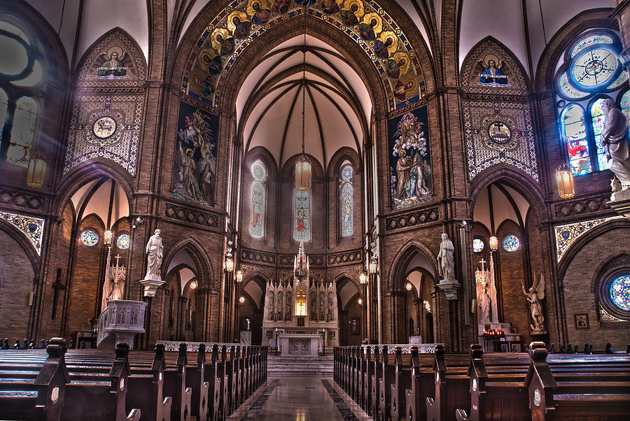 St.Paul's Catholic Church Photograph by Roger Lapinski - Fine Art America