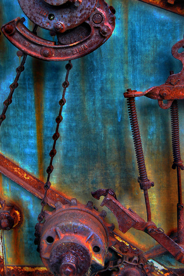 Strained Gears  Photograph by J C