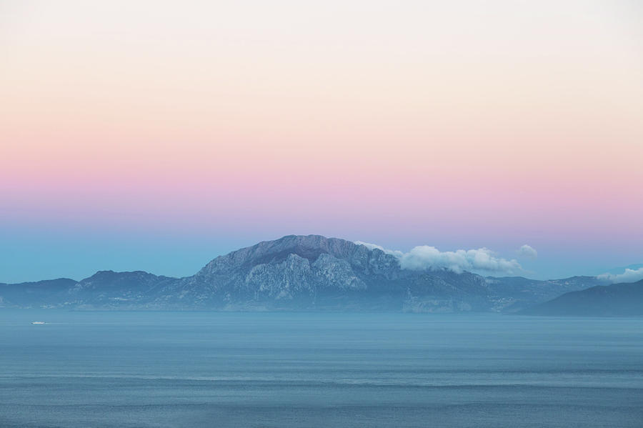 Strait Of Gibraltar And Coast Of Photograph by Matteo Colombo