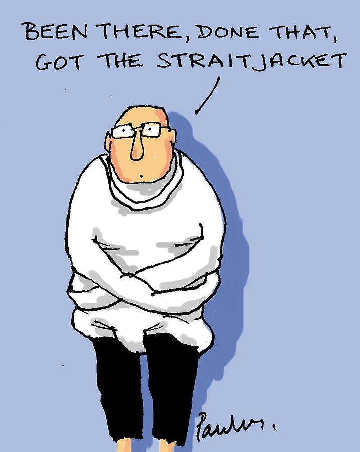 Straitjacket Drawing By Paul K Taylor Fine Art America