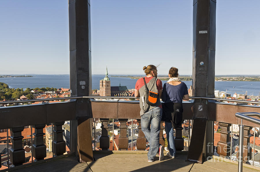 Stralsund Photograph - Stralsund from St Marys Church Germany by David Davies Stralsund Photograph - Stralsund from St Marys Church Germany by David Davies
