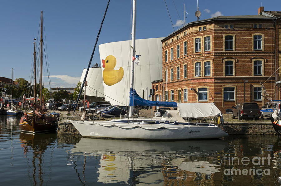 Stralsund Photograph - Stralsund Harbour Germany. by David Davies Stralsund Photograph - Stralsund Harbour Germany. by David Davies