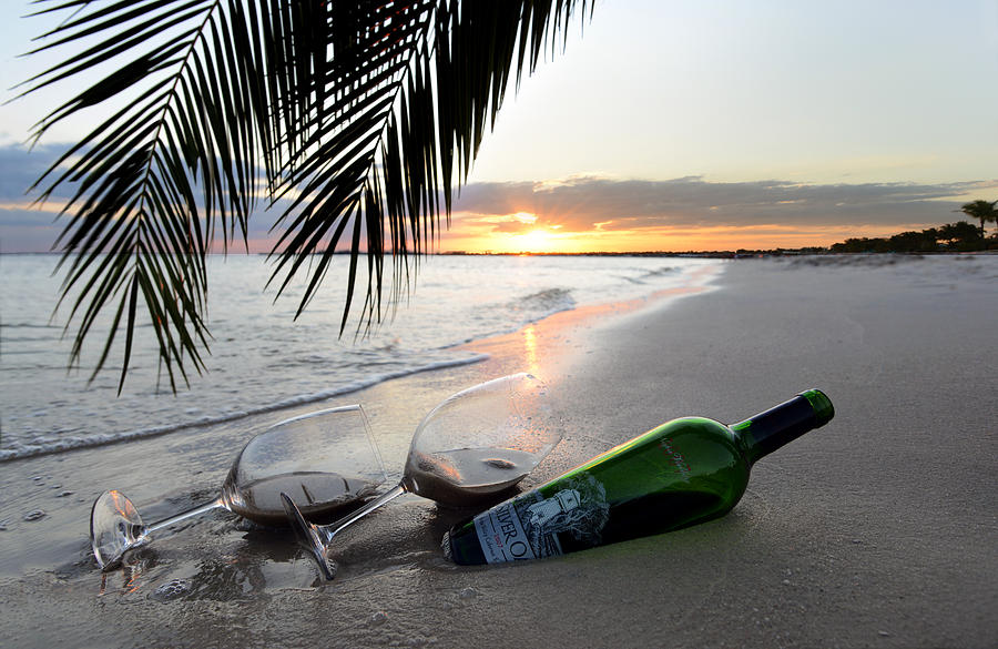 Wine Photograph - Lost in Paradise by Jon Neidert Wine Photograph - Lost in Paradise by Jon Neidert