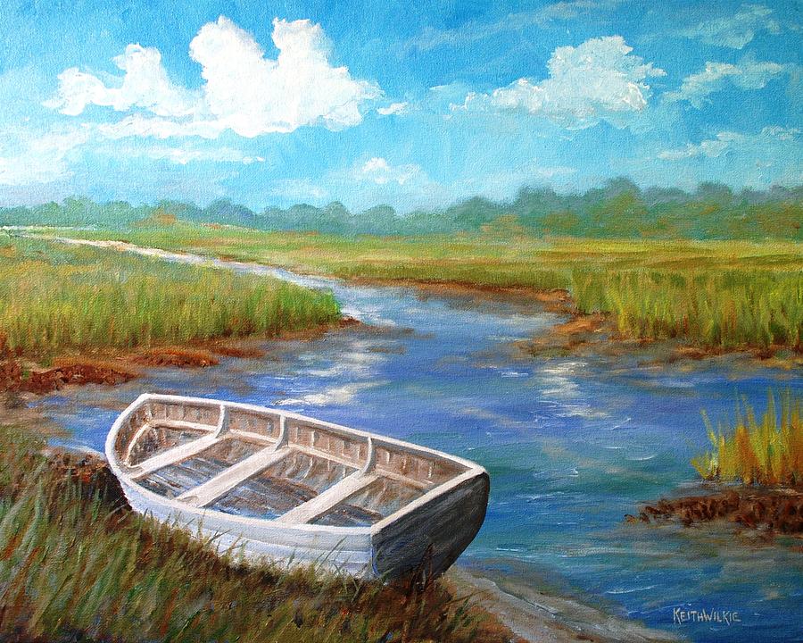 Stranded Painting by Keith Wilkie