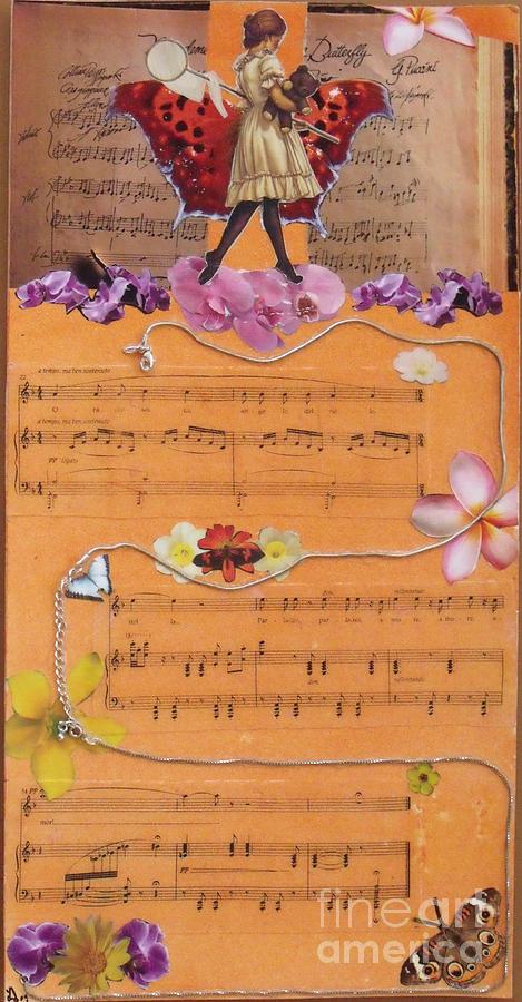 Butterfly Mixed Media - Strands of Puccini by Leslie Jennings