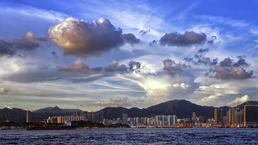 Strange Clouds In Hk Photograph by Mendowong Photography