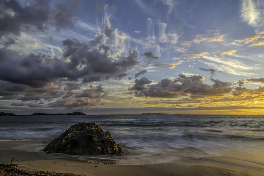 Strange Sunrise Clouds Photograph by John Supan