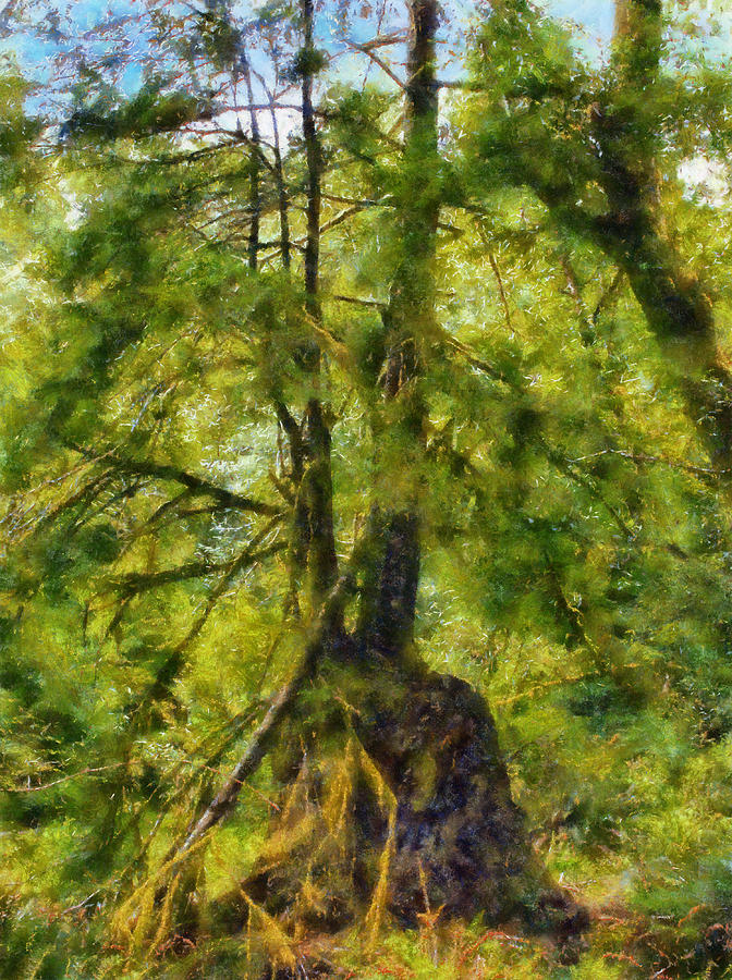 Strange Tree Digital Art by Kaylee Mason