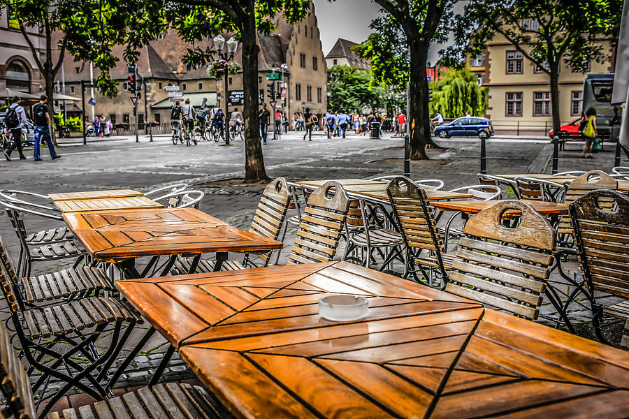 Strasbourg Dining Photograph by Chris Smith