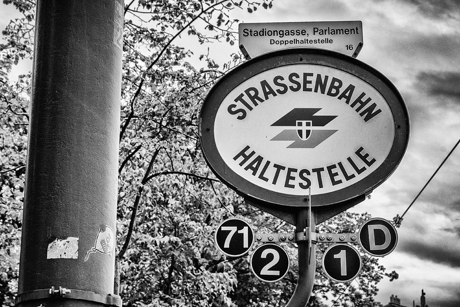 Strassenbahn Haltestelle Photograph by Pablo Lopez