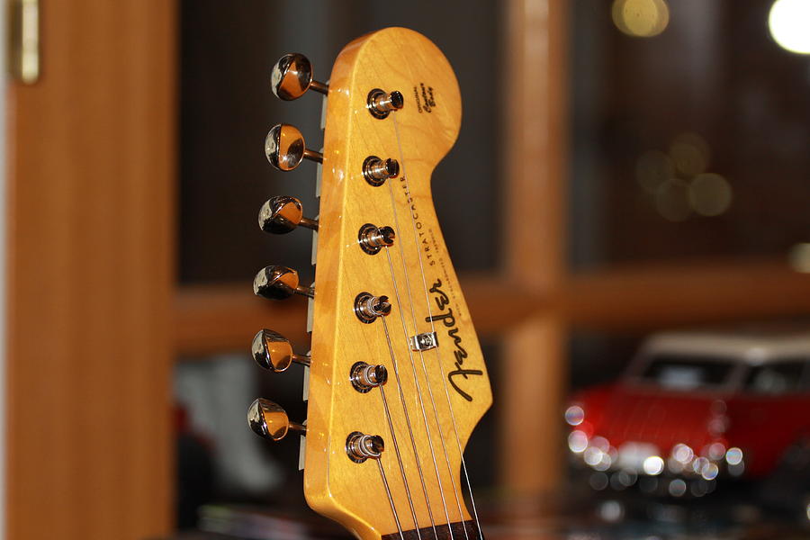 Stratocaster Headstock Photograph by Chris Thomas