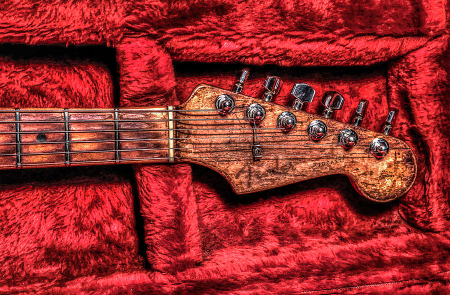 Stratocaster In Case Photograph by Ray Congrove