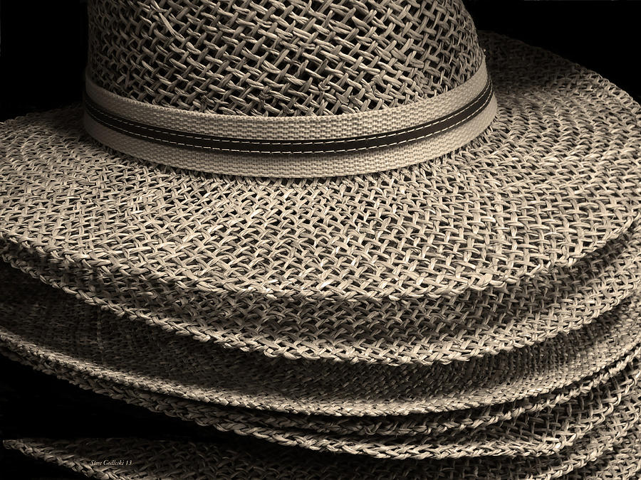 Straw Hats Photograph by Steve Godleski