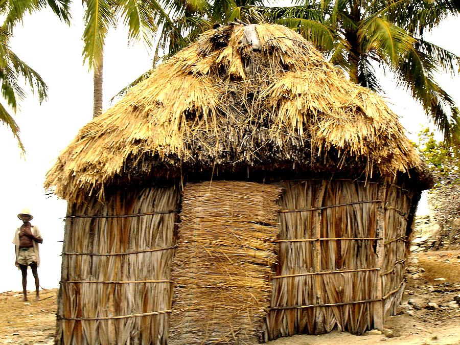 Straw Hut Photograph by Donnie Freeman