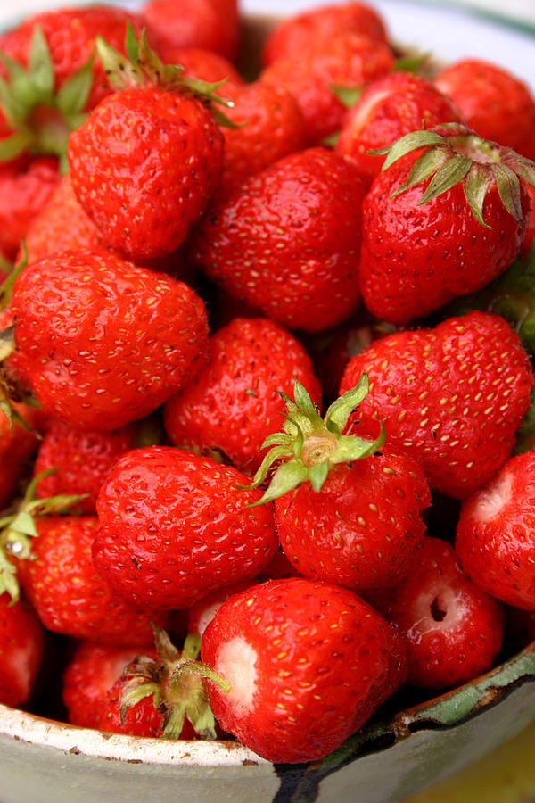 Strawberries Photograph by Emanuel Tanjala