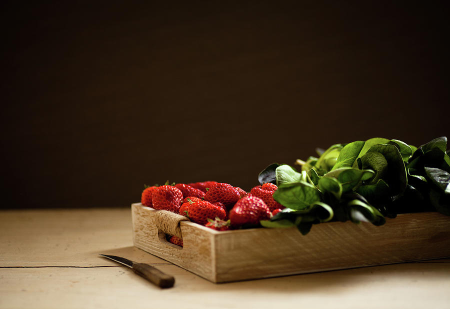 Fruit Photograph - Strawberry And Cole by Feryersan