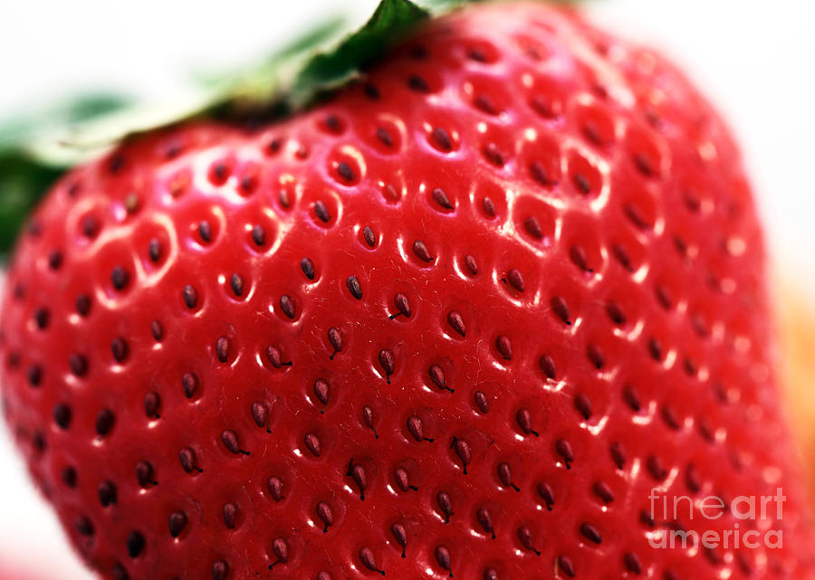 Strawberry Detail Photograph by John Rizzuto