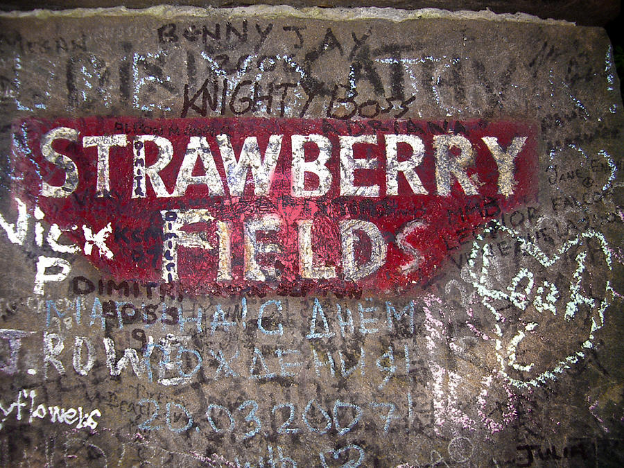 The Beatles Photograph - Strawberry Fields by Enrique  Coloma