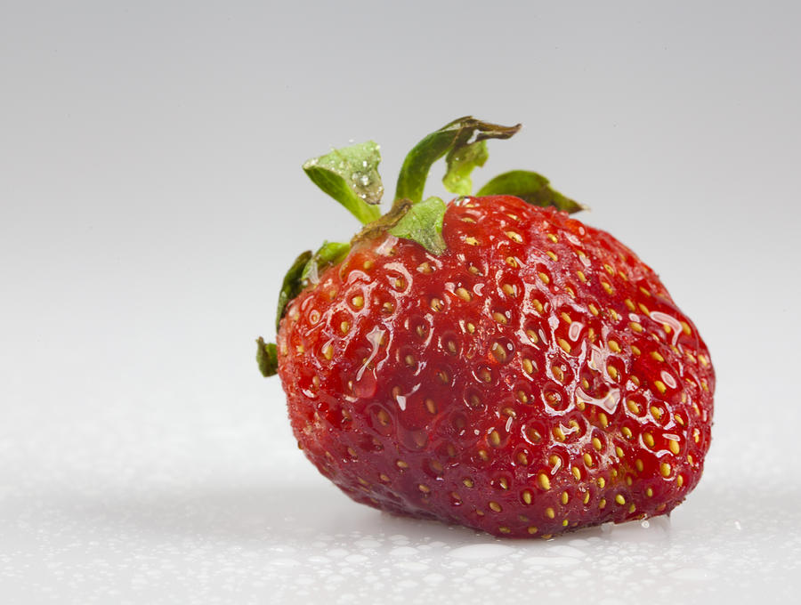 Strawberry Photograph by John Crothers