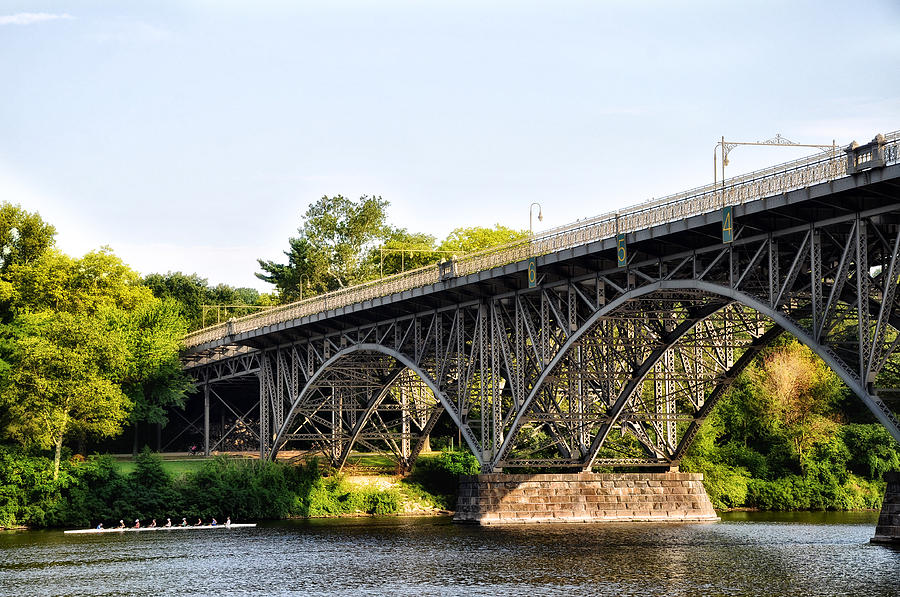 Strawberry Mansion Bridge and the Schuylkill River Photograph by Bill Cannon