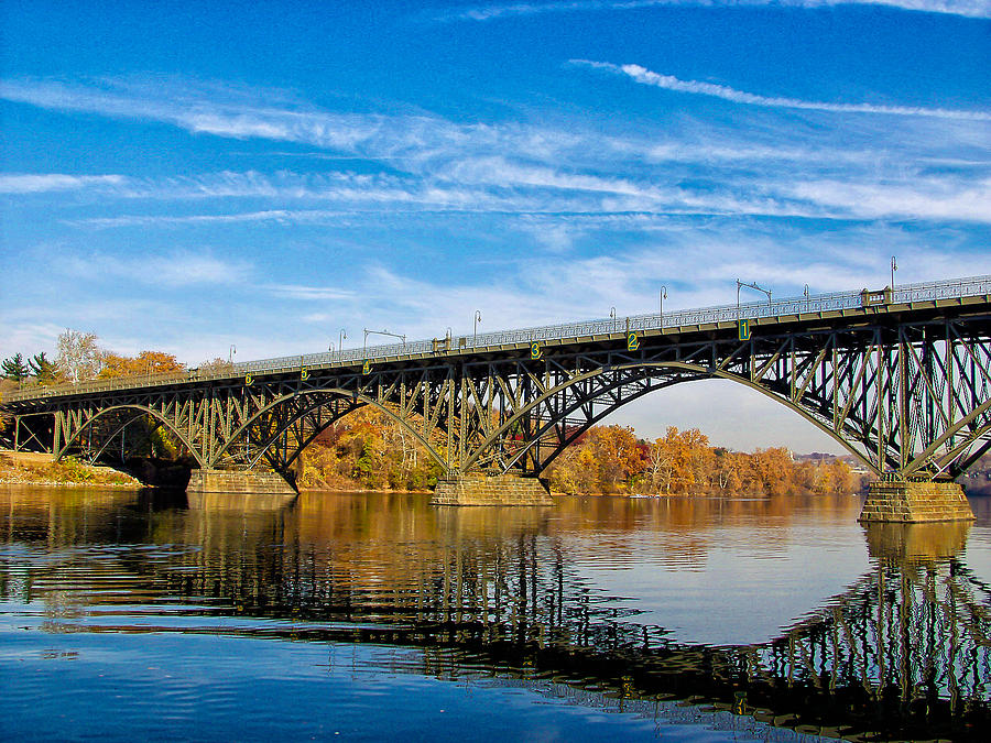 Philadelphia Photograph - Strawberry Mansion Bridge by Louis Dallara