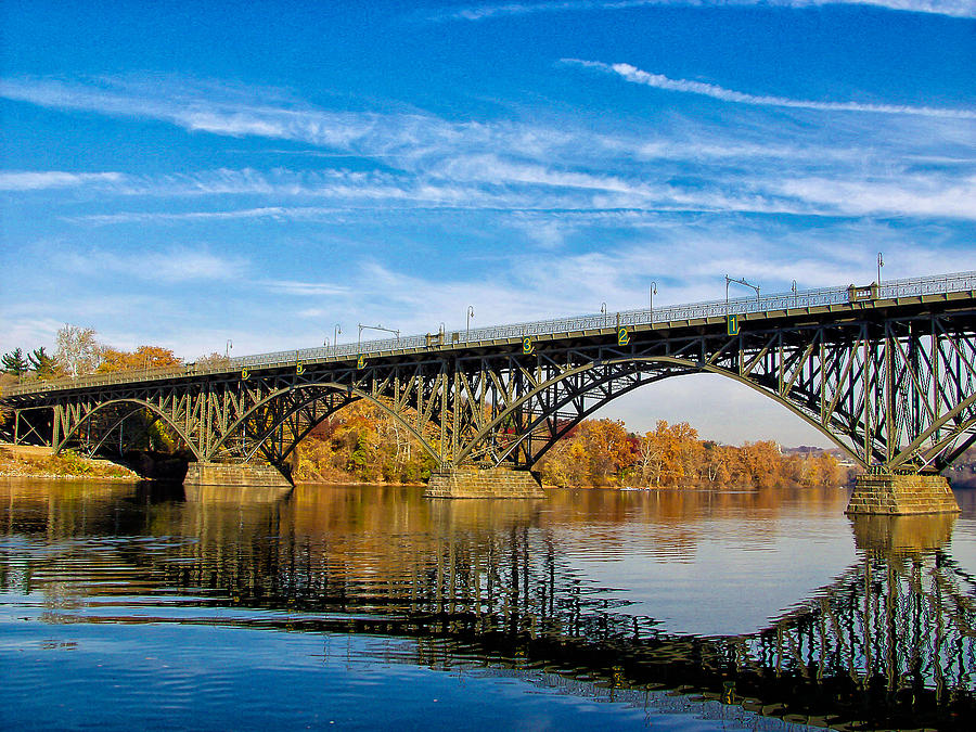 Strawberry Mansion Bridge Photograph by Louis Dallara