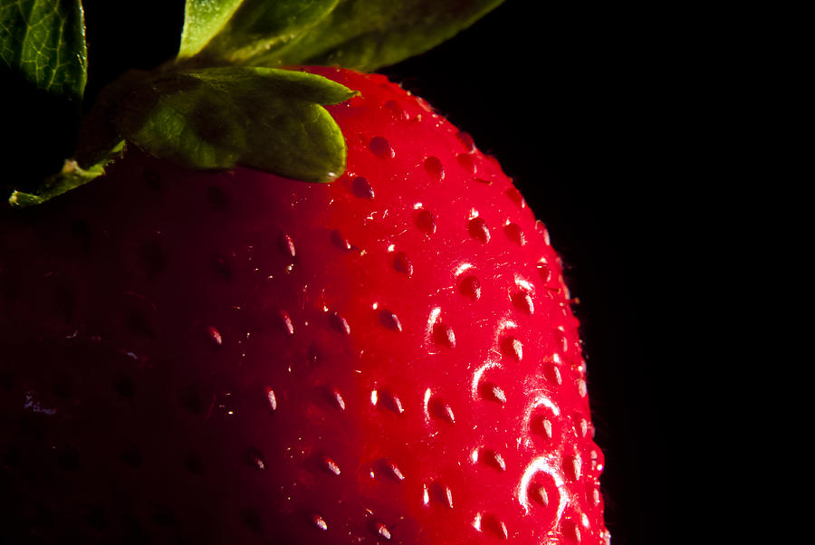 Strawberry Photograph by Michael Dorn