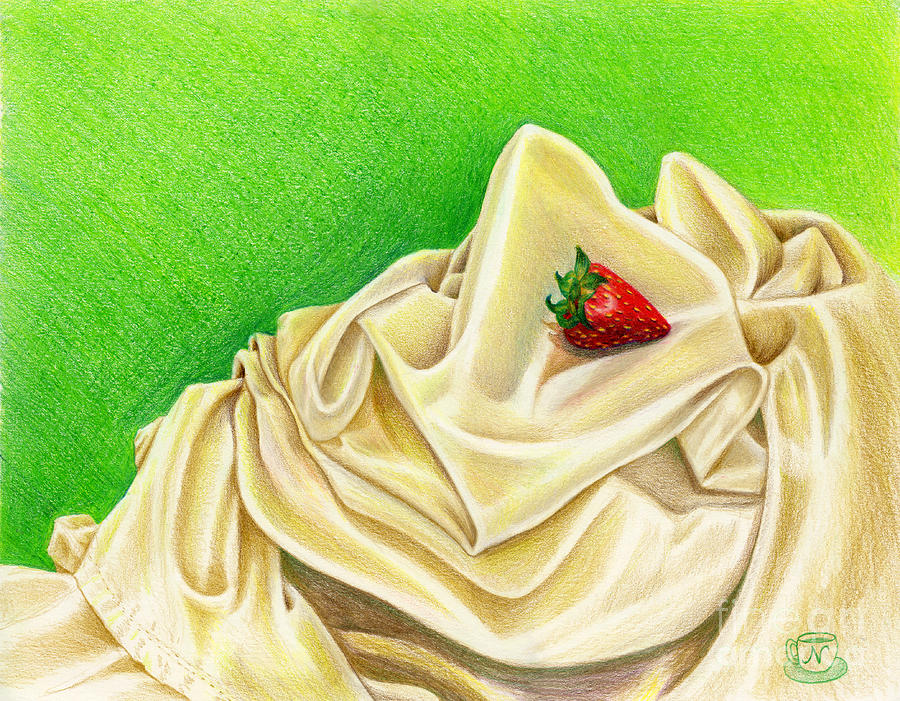 Strawberry Passion Painting by Nancy Cupp