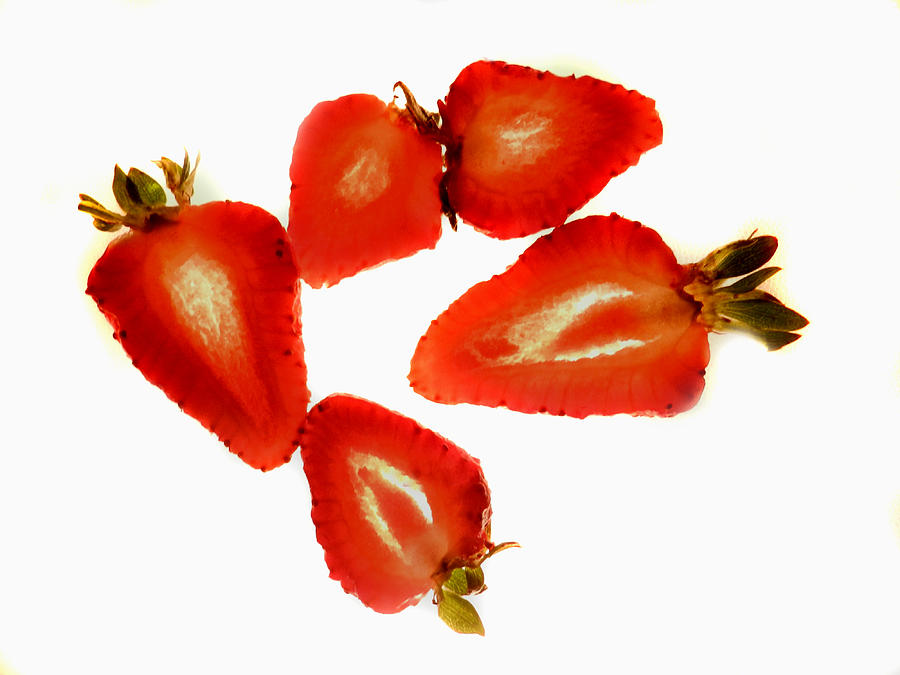 Strawberry Slices Photograph
