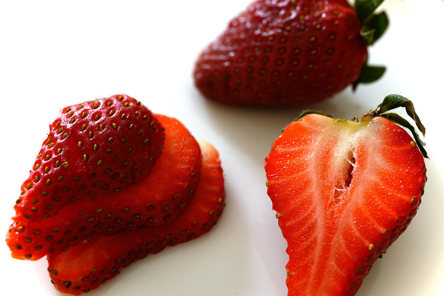 Strawberry Slices Photograph by Mark McKinney