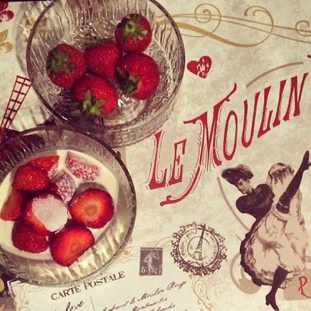 Summer Photograph - Strawberrys & Cream? Ooh Yes Please ;-) by Jemma Walsh