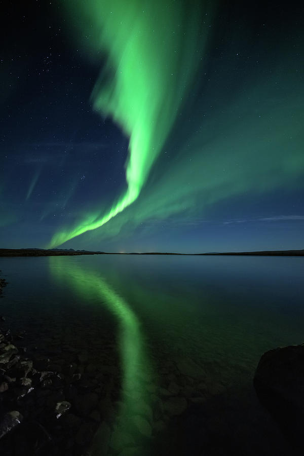 Streak Of Light Photograph by Friðþjófur M.
