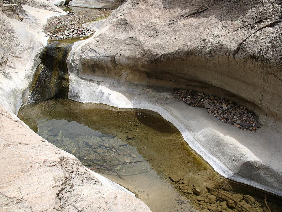 Stream carving rock Photograph by Toni and Rene Maggio