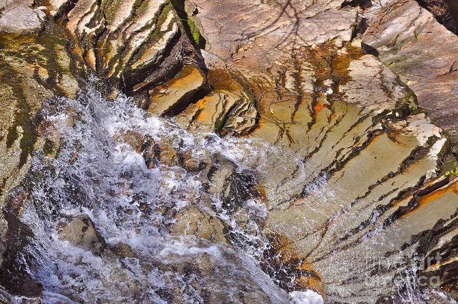 Stream Falls Photograph by Mark Messenger