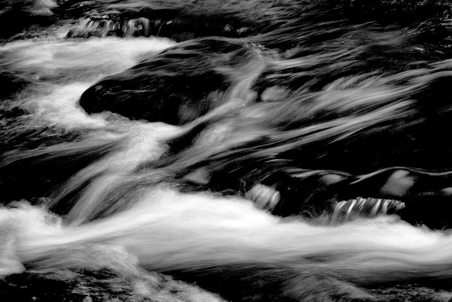 Stream in BW Photograph by Paul W Faust -  Impressions of Light